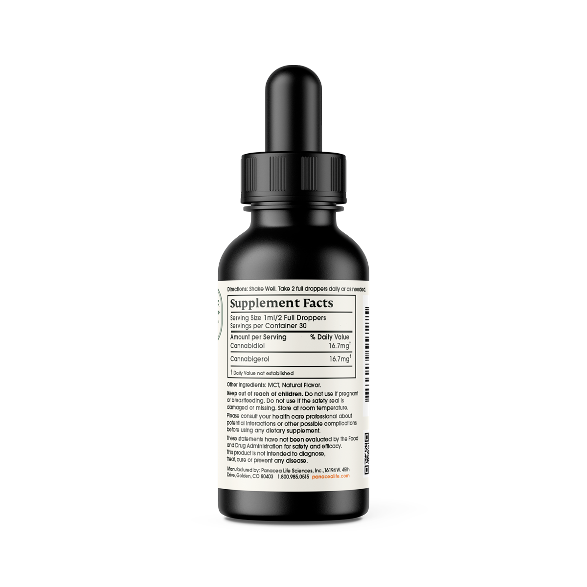 PANA Health 1000mg CBD + CBG Body Massage Oil