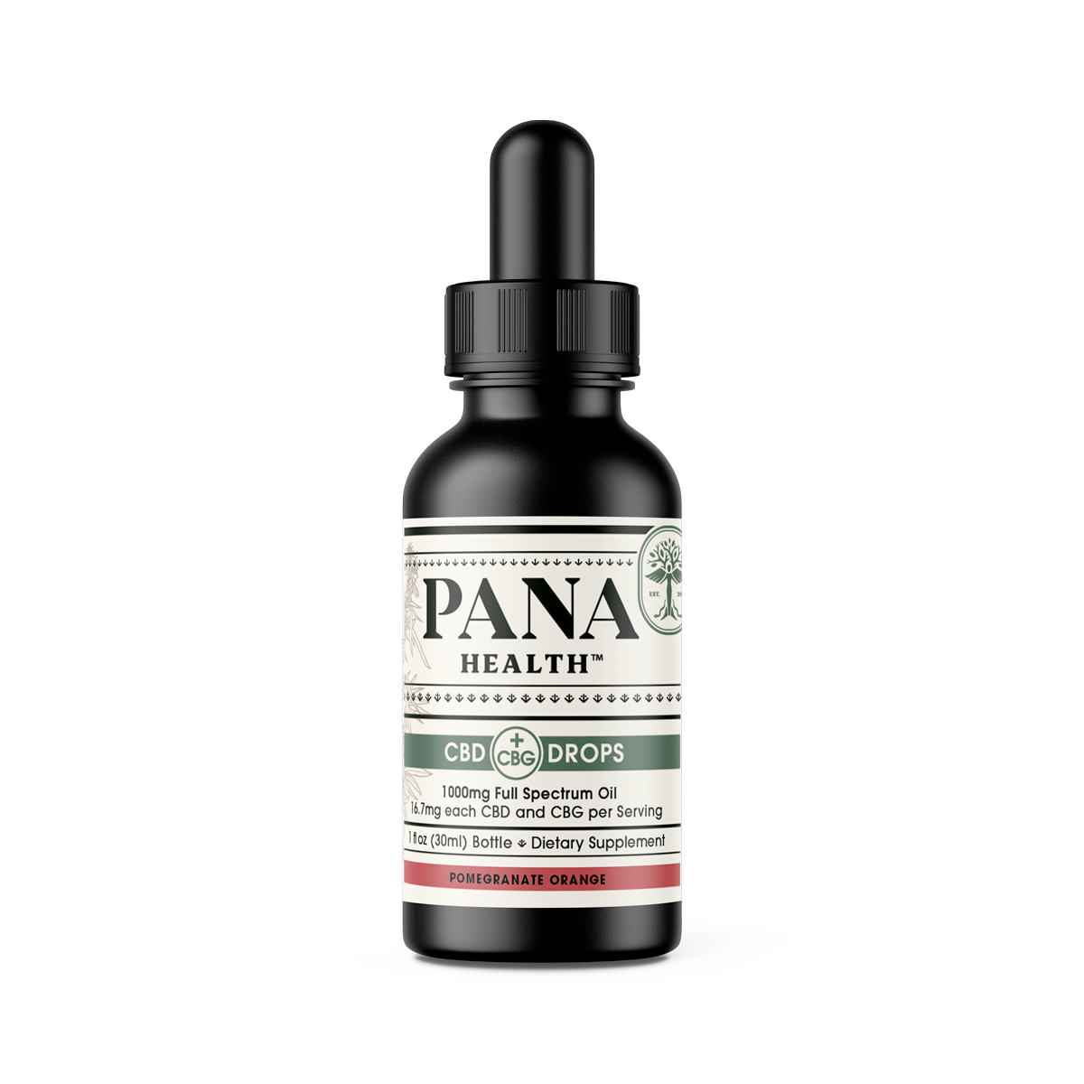 PANA Health 1000mg CBD + CBG Body Massage Oil