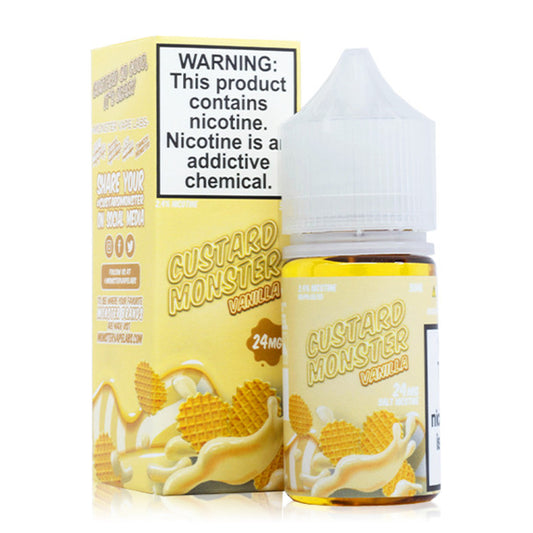 Vanilla Custard By Custard Monster Salt E-Liquid 30mL