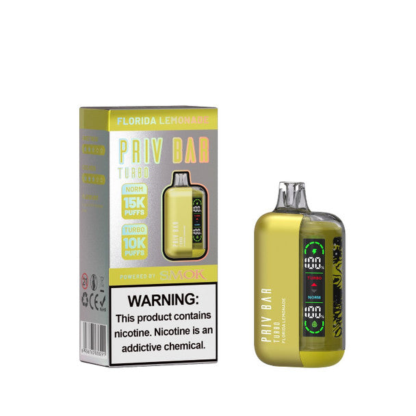 SMOK Priv Bar Turbo Disposable Vape 15000 Puffs- 5 Pack