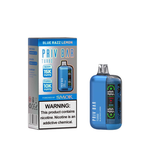 SMOK Priv Bar Turbo Disposable Vape 15000 Puffs- 5 Pack