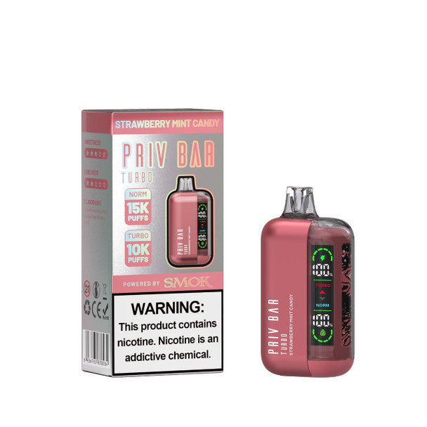 SMOK Priv Bar Turbo Disposable Vape 15000 Puffs- 5 Pack