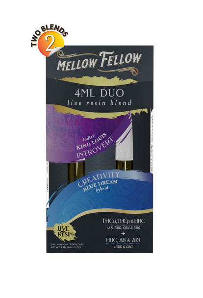 Mellow Fellow Live Resin Duo 4ml Cartridge 6ct