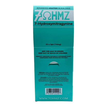 7 OHMZ - Advance Kratom Alkaloids 3ct - Display Box of 20