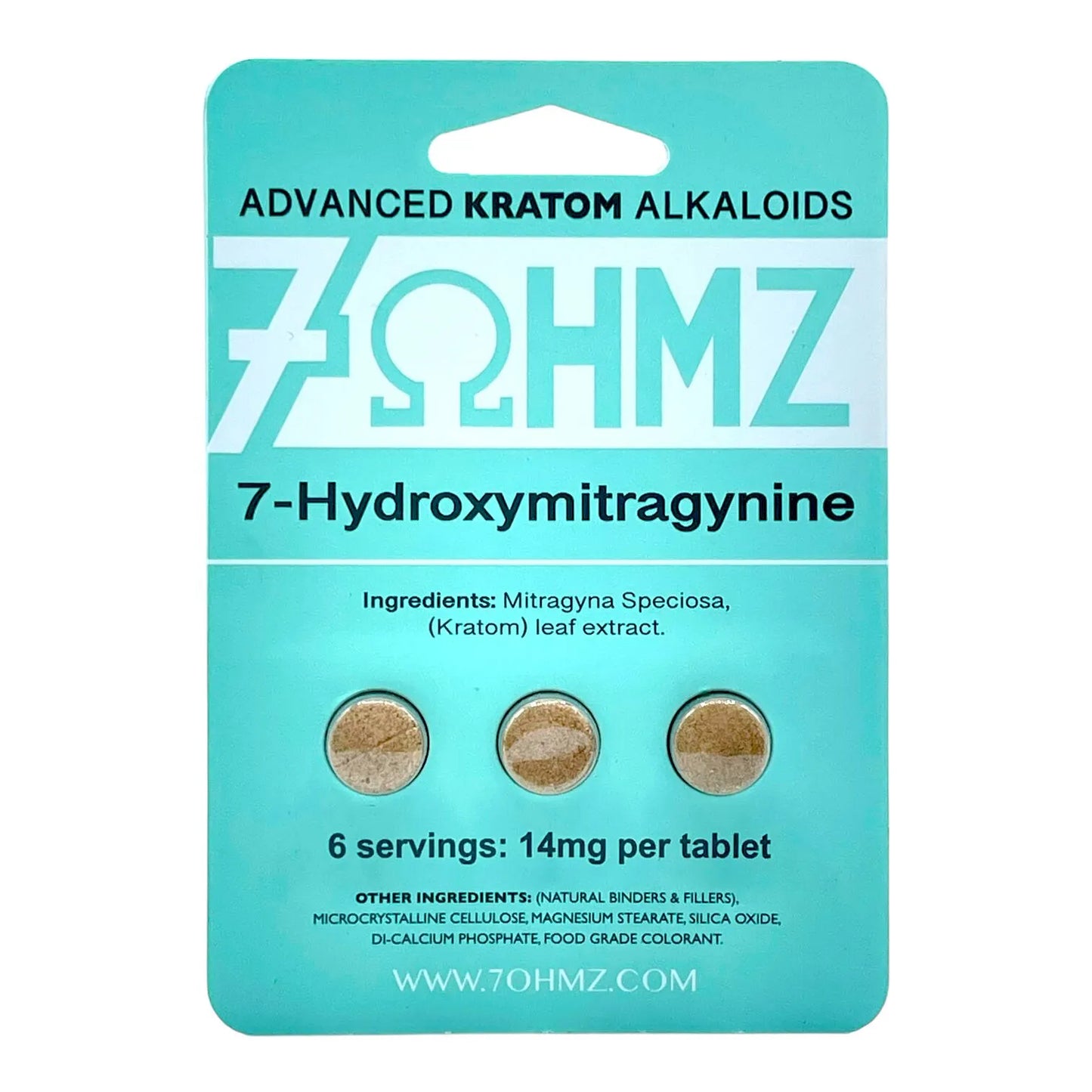 7 OHMZ - Advance Kratom Alkaloids 3ct - Display Box of 20