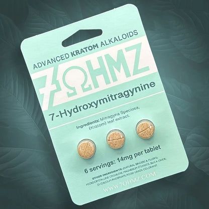 7 OHMZ - Advance Kratom Alkaloids 3ct - Display Box of 20