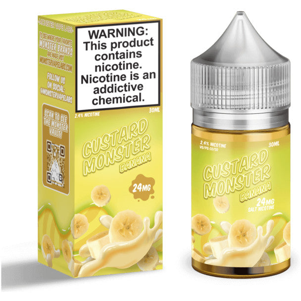 Vanilla Custard By Custard Monster Salt E-Liquid 30mL