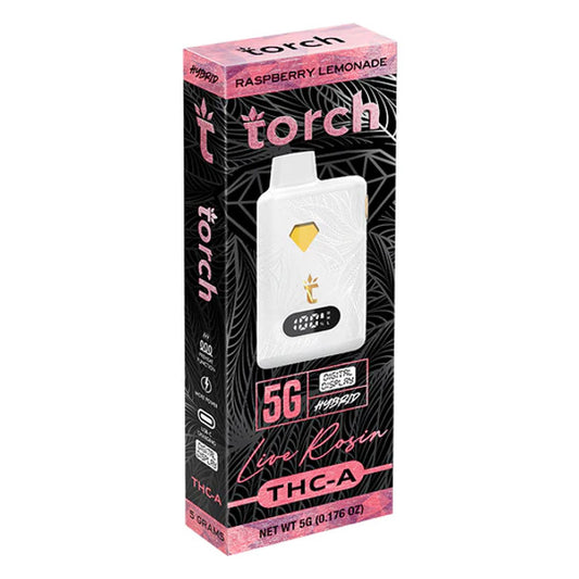 Torch THC-A Live Rosin Disposable 5G (Pack of 5)