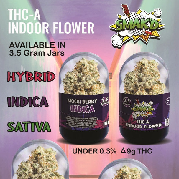 Smack'D Thc-A Indoor Flower 3.5g