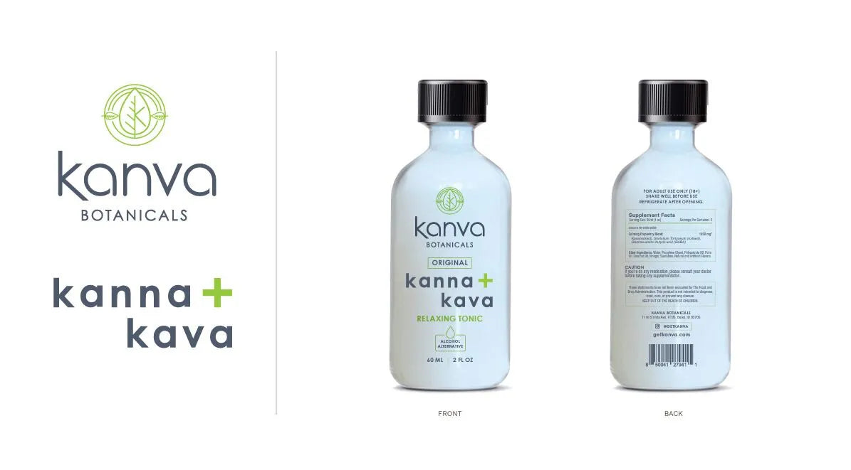 Kanva Kanna Kava Relaxing Tonic - Display Box of 12