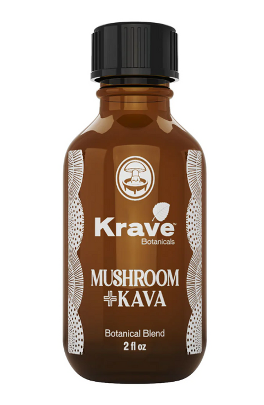Krave - Mushroom + KAVA Kratom Shot 2oz (Display of 12)