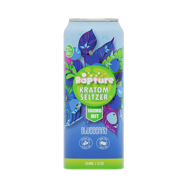 Rapture 100mg MIT Kratom Seltzer 12oz Drink - Case of 12 cans