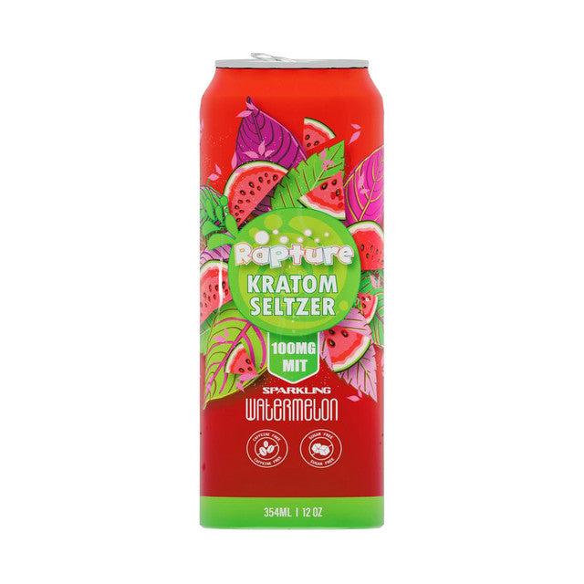 Rapture 100mg MIT Kratom Seltzer 12oz Drink - Case of 12 cans