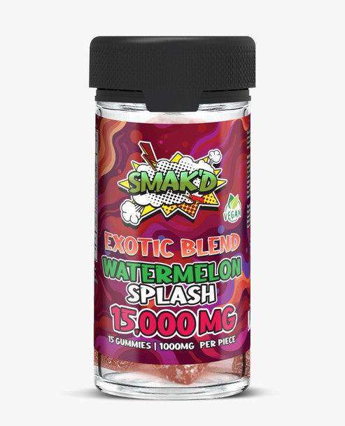 SMAK'D EXOTIC BLEND GUMMIES 15000mg (15PCS/1000MG)