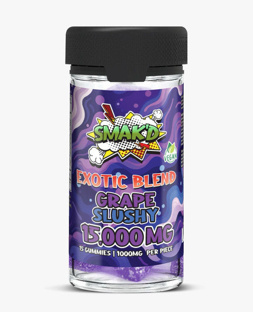 SMAK'D EXOTIC BLEND GUMMIES 15000mg (15PCS/1000MG)