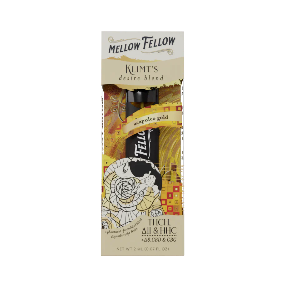 Mellow Fellow Klimt's Desire Blend (Acapulco Gold) 2ml Disposable - 6 CT
