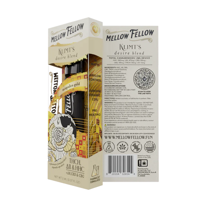Mellow Fellow Klimt's Desire Blend (Acapulco Gold) 2ml Disposable - 6 CT