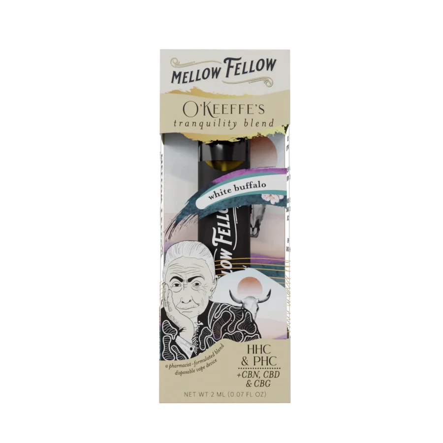 Mellow Fellow O’Keeffe’s Tranquility Blend (White Buffalo) 2ml Disposable - 6 CT