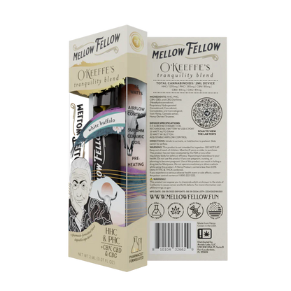 Mellow Fellow O’Keeffe’s Tranquility Blend (White Buffalo) 2ml Disposable - 6 CT