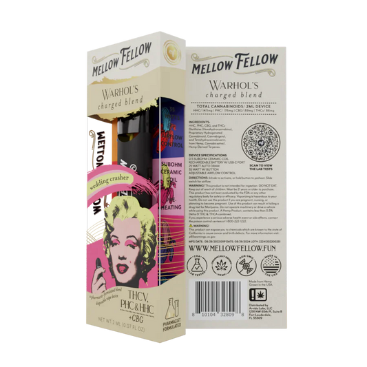 Mellow Fellow Warhol’s Charged Blend (Wedding Crasher) 2ml Disposable - 6 CT