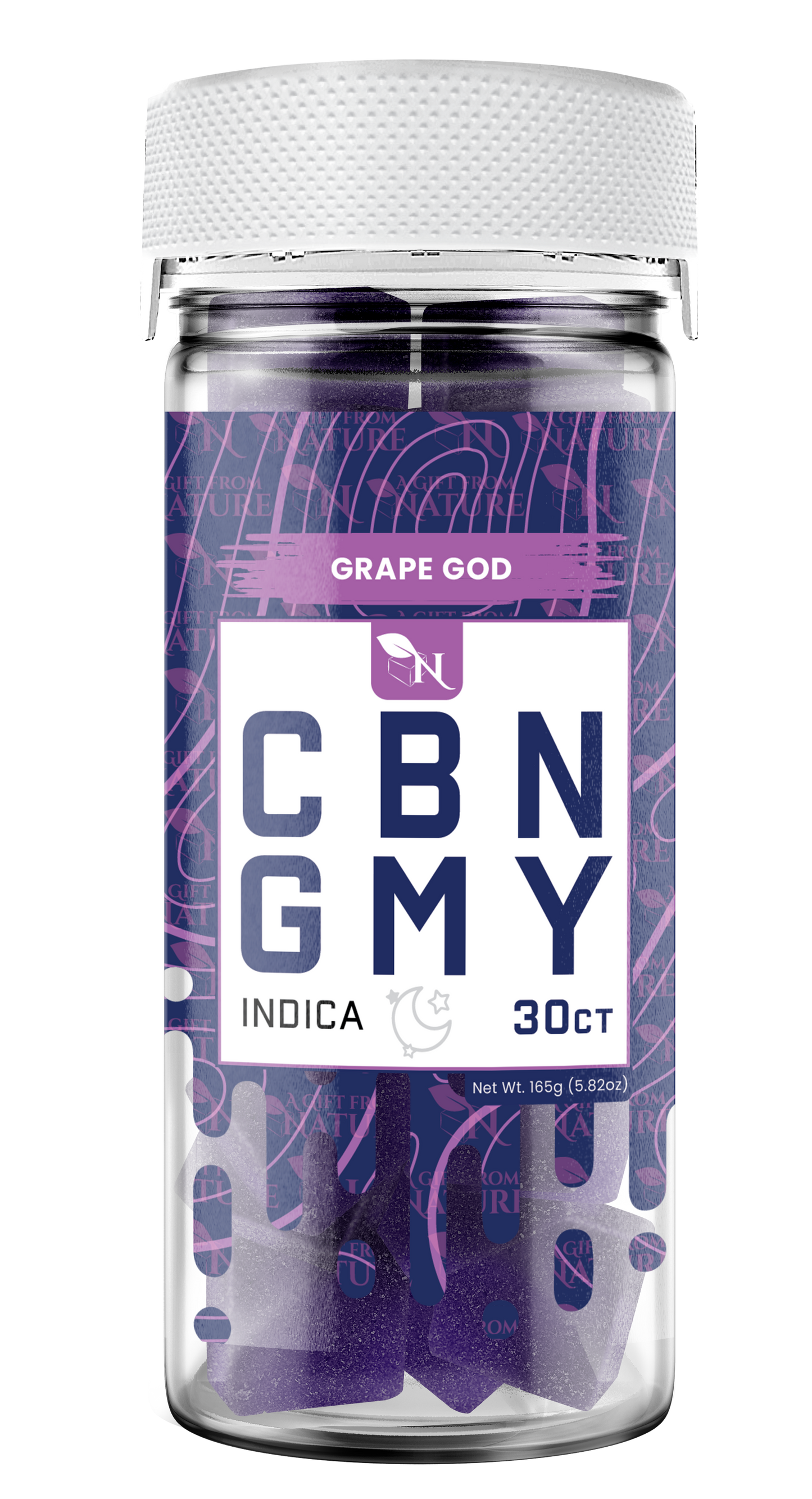 AGFN CBN GMY CBN INDICA Gummies I 1500MG/30ct/Jar