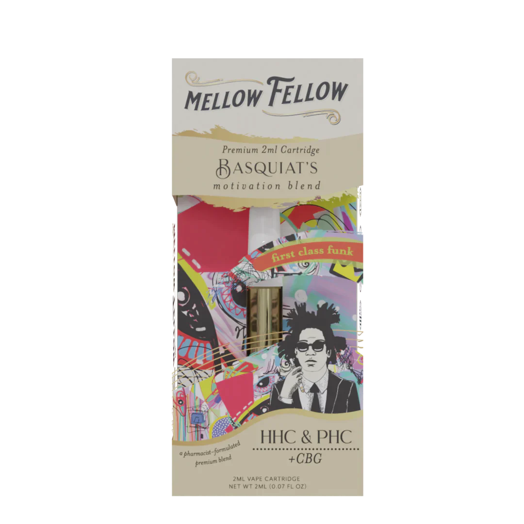 Mellow Fellow Basquiat's Motivation Blend - 2ml Vape Cartridge - First Class Funk - 6 CT