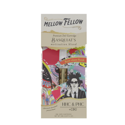 Mellow Fellow Basquiat's Motivation Blend - 2ml Vape Cartridge - First Class Funk - 6 CT