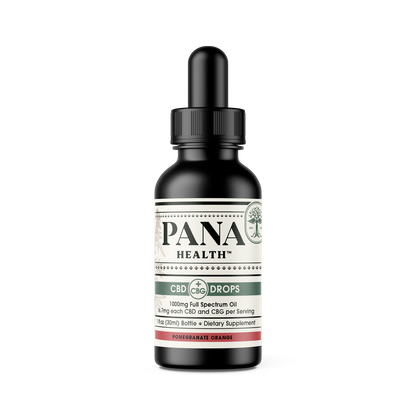 PANA Health 1000mg CBD + CBG Body Massage Oil