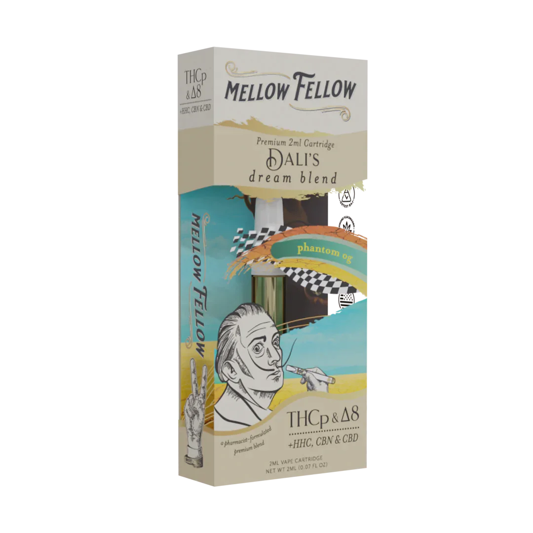 Mellow Fellow Dali's Dream Blend - 2ml Vape Cartridge - Phantom OG - 6 CT