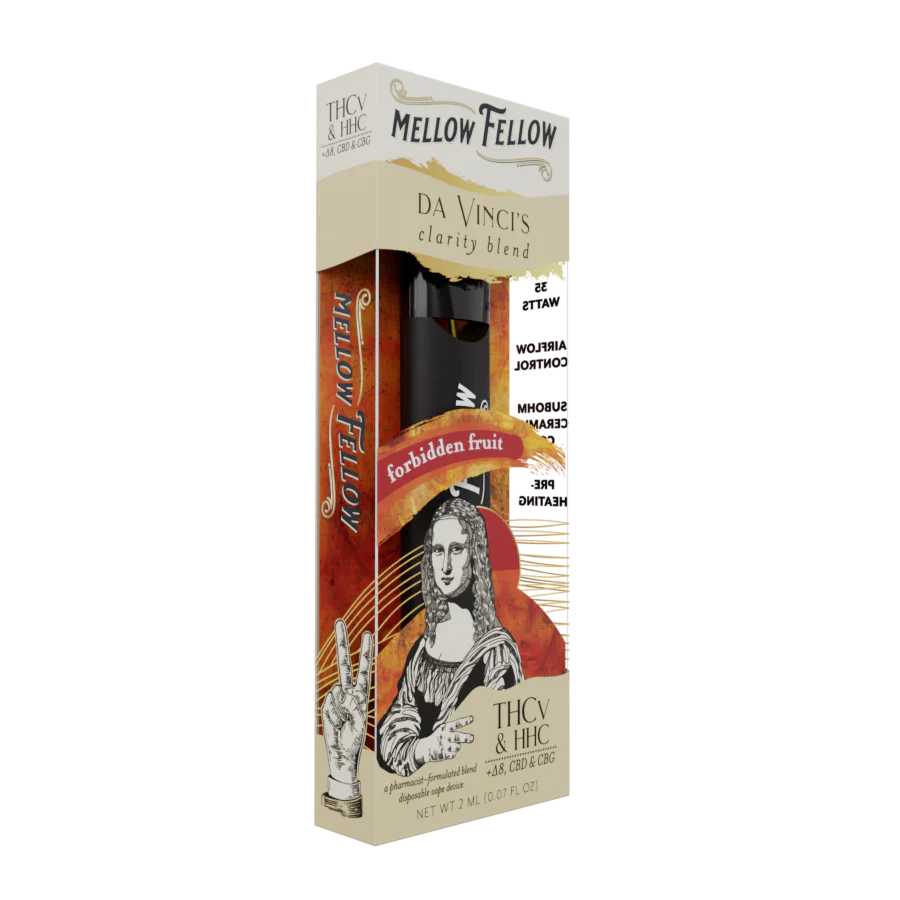 Mellow Fellow da Vinci's Clarity Blend (Forbidden Fruit) 2ml Disposable Vape - 6 CT
