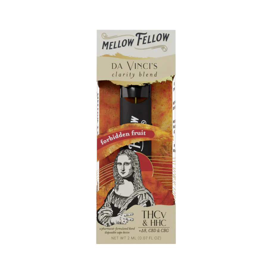 Mellow Fellow da Vinci's Clarity Blend (Forbidden Fruit) 2ml Disposable Vape - 6 CT