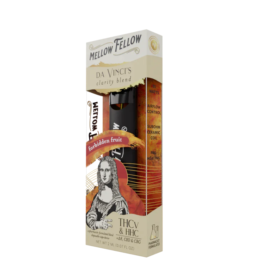 Mellow Fellow da Vinci's Clarity Blend (Forbidden Fruit) 2ml Disposable Vape - 6 CT