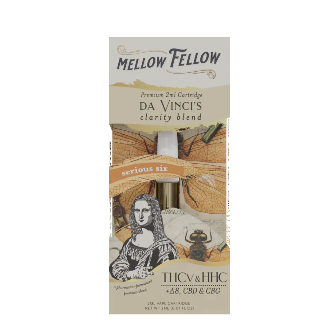 Mellow Fellow Da Vinci's Clarity Blend 2ml Cartridge - Serious Six - 6 CT