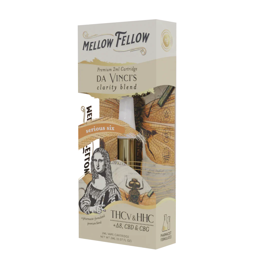 Mellow Fellow Da Vinci's Clarity Blend 2ml Cartridge - Serious Six - 6 CT