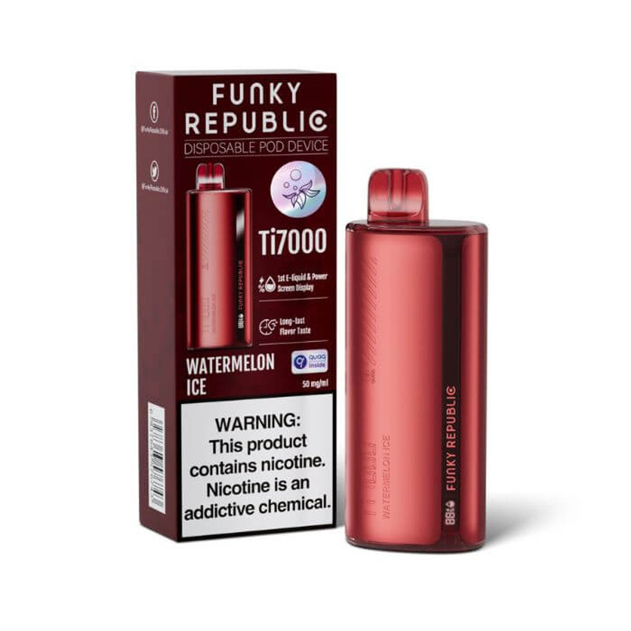 Elf Bar Funky Republic Ti7000 Disposable Vape - 7000 Puffs (5pk)