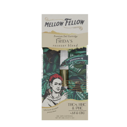Mellow Fellow Frida's Recover Blend - 2ml Vape Cartridge - Platinum OG - 6 CT