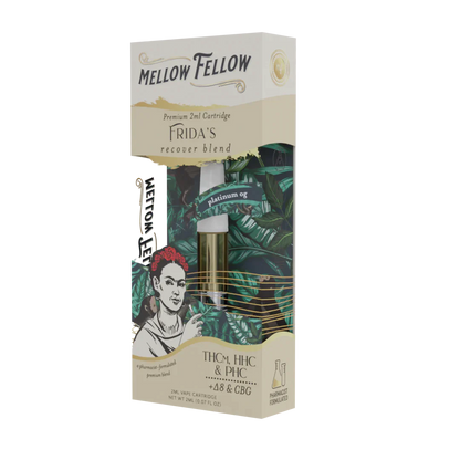 Mellow Fellow Frida's Recover Blend - 2ml Vape Cartridge - Platinum OG - 6 CT