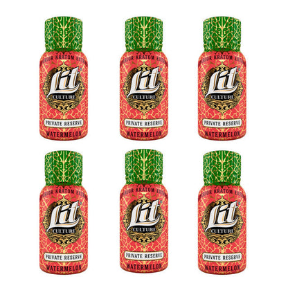 Lit Culture Kratom Extract Shot 15ml - Watermelon (Box of 12)