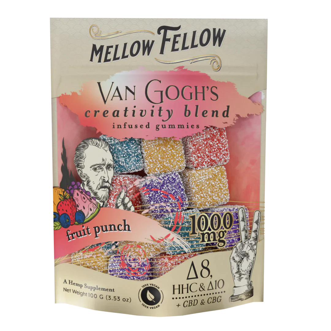 Mellow Fellow Van Gogh’s Creativity Blend M-Fusions Gummies I 1000mg