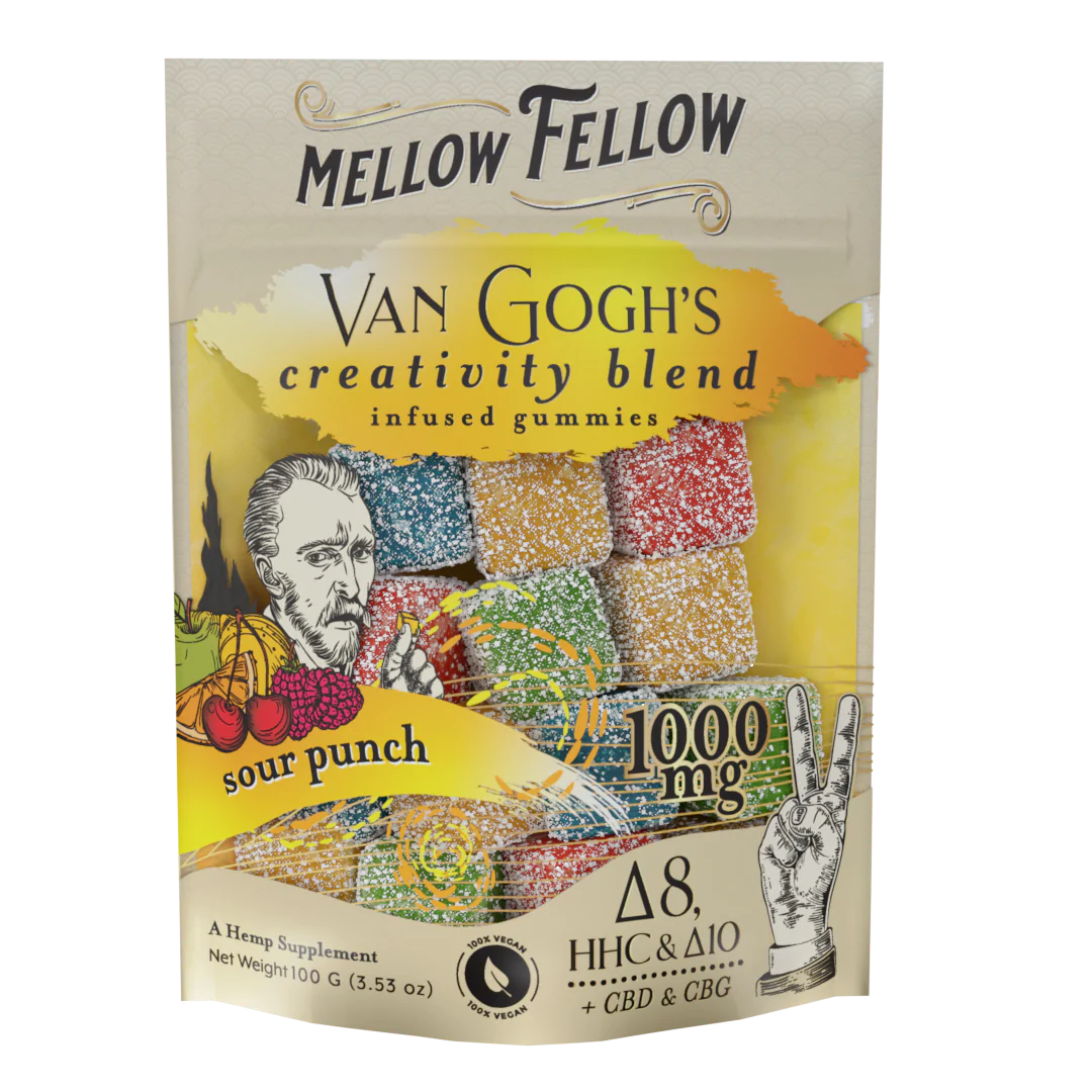 Mellow Fellow Van Gogh’s Creativity Blend M-Fusions Gummies I 1000mg