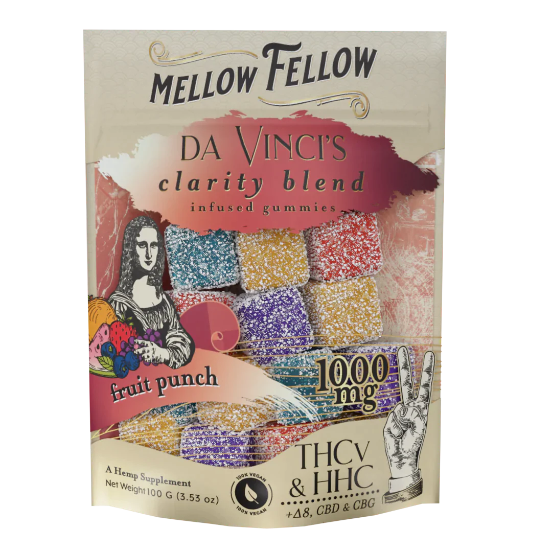 Mellow Fellow Da Vinci’s Clarity Blend M-Fusions Gummies I 1000mg