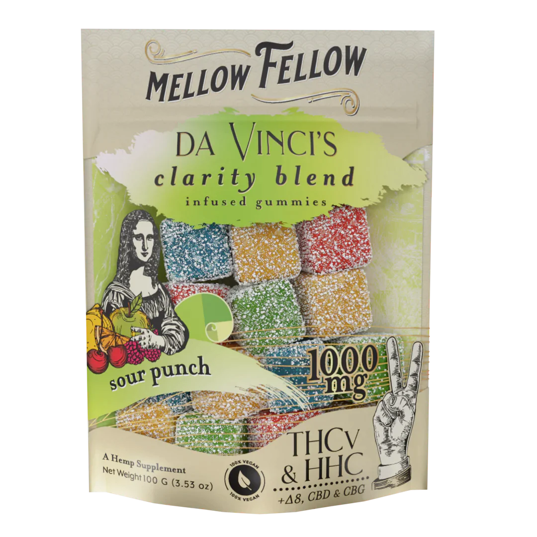 Mellow Fellow Da Vinci’s Clarity Blend M-Fusions Gummies I 1000mg