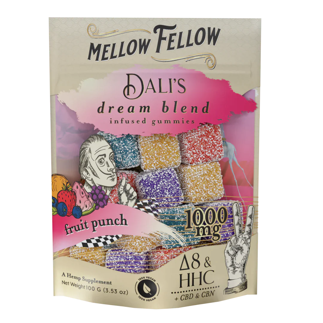 Mellow Fellow Dali’s Dream Blend M-Fusions Gummies I 1000mg