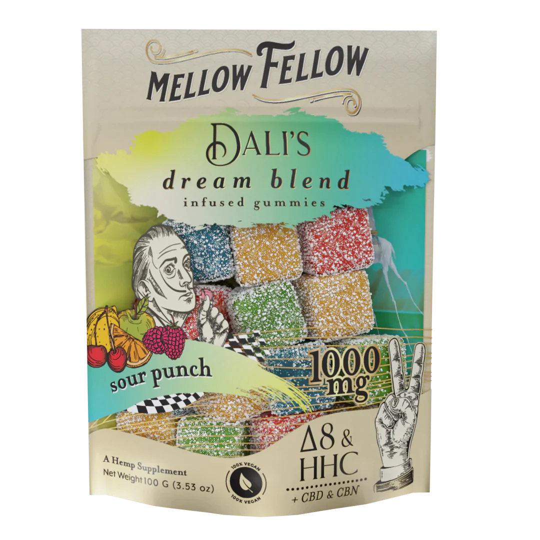 Mellow Fellow Dali’s Dream Blend M-Fusions Gummies I 1000mg