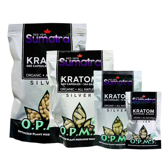 OPMS Silver Capsules – Red Vein – SUMATRA