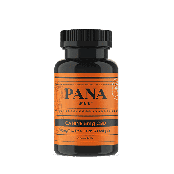 PANA Pet 5mg Canine CBD Softgels 60ct