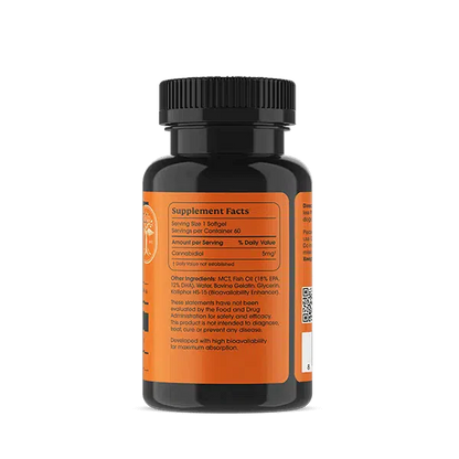 PANA Pet 5mg Canine CBD Softgels 60ct