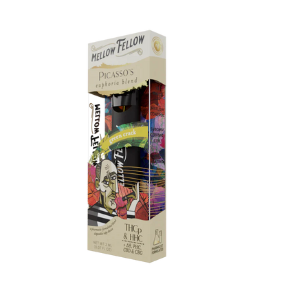 Mellow Fellow Picasso's Euphoria Blend Green Crack 2ml Disposable - 6 CT