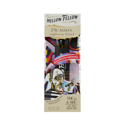 Mellow Fellow Picasso's Euphoria Blend (Strawberry Amnesia) 2ml Disposable - 6 ct