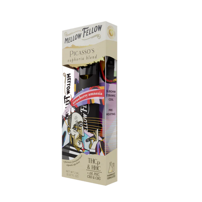 Mellow Fellow Picasso's Euphoria Blend (Strawberry Amnesia) 2ml Disposable - 6 ct
